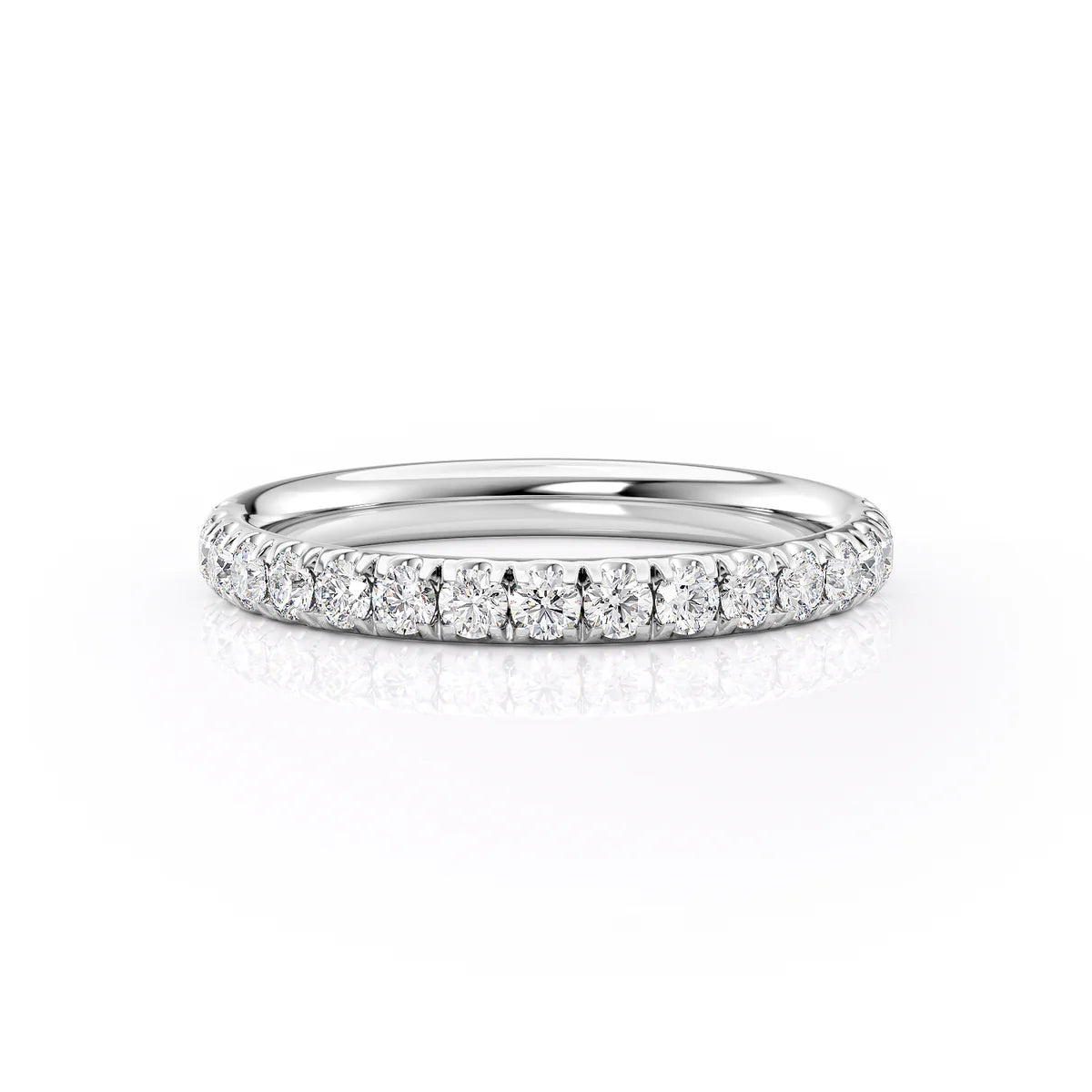 white-platinum-half way-all around-2.5mm