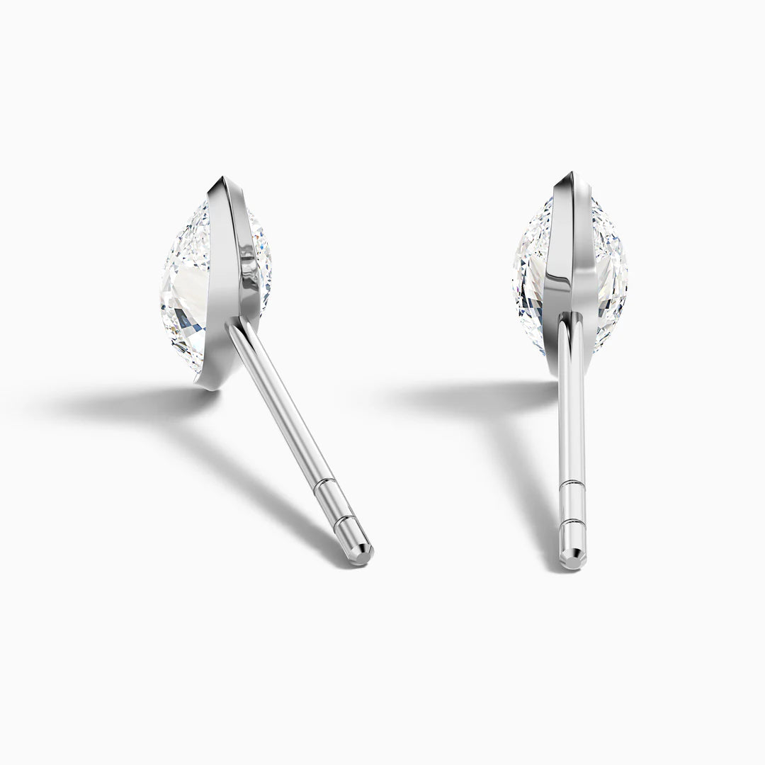 Marquise Cut Lab Grown Diamond Stud Earrings
